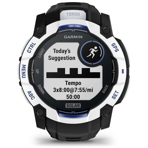 Instinct 2,79 cm (1.1") MIP 50 mm Digitale 176 x 176 Pixel Touch screen Nero, Bianco GPS (satellitare) - Foto 1