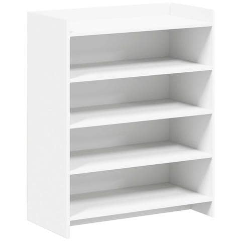 Mobile per scarpe Bianco 73,5 x 36 x 92 cm Legno ingegnerizzato - Foto 1