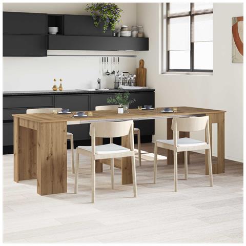 Tavolo da Pranzo 240 x 85 x 75 cm Legno ingegnerizzato - Foto 2