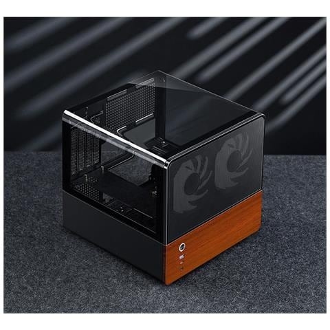 V12 BLACK computer case Nero, Legno - Foto 2
