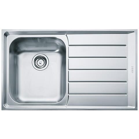 Lavello NEX211 SX 1 Vasca Gocciolatoio a Sinistra Dimensioni 86 x 51 cm Colore Inox Satinato Serie Neptune Filotop - Foto 4