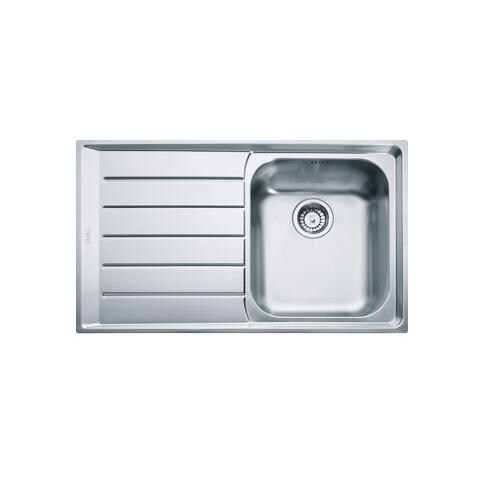 Lavello NEX211 SX 1 Vasca Gocciolatoio a Sinistra Dimensioni 86 x 51 cm Colore Inox Satinato Serie Neptune Filotop - Foto 1