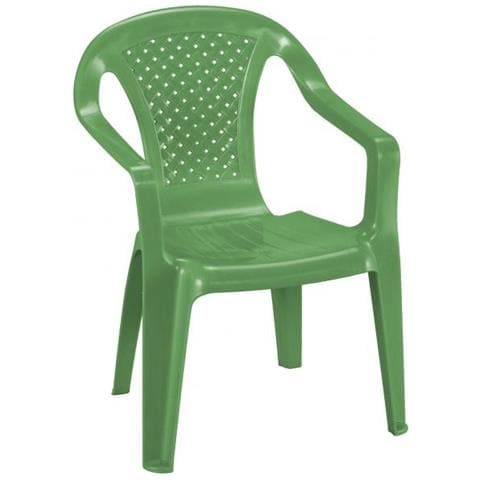 4 Sedie in polipropilene per bambini cm 36,5x40x52 H Colore verde - Foto 2