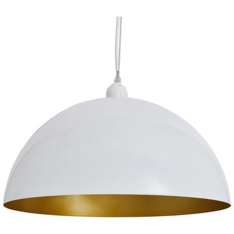 Lampada Da Soffitto Semisferica Bianco 2 Pezzi - Foto 2