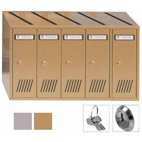 Cassette Postali Silver 5 Elementi Silmec 3170 - Foto 5