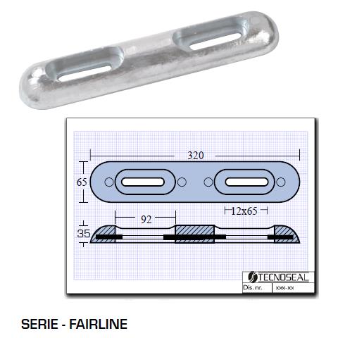 Piastra Scafo Serie Fairline Doppia Asola 320 65 35 160 2.20 - Foto 1