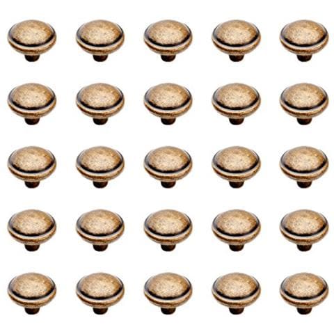9160008 Pomolo Per Mobile, Ø32mm, Zama, Bronzato, Set Di 25 - Foto 1
