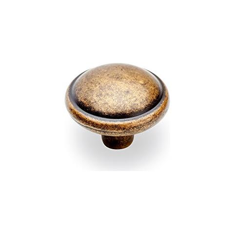 9160008 Pomolo Per Mobile, Ø32mm, Zama, Bronzato, Set Di 25 - Foto 2