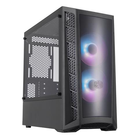 Case Masterbox Mini Tower mATX MB320L Pannello Laterale in Vetro Temperato Doppie Ventole ARGB Colore Nero - Foto 1