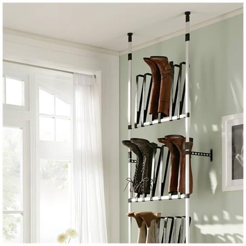 Scarpiera Telescopica per Stivali con Aste in Alluminio - Foto 2