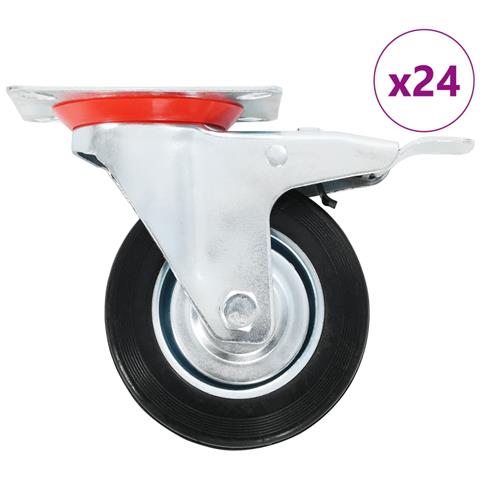 Ruote Girevoli 24 pz 100 mm - Foto 1