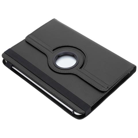 Custodia Per Tablet Compatibile Con 8"" Tablets In Nero - Coperchio Protettivo A 360 Gradi Fatto Di Finta Pelle Con Funzione Di Stand E Banda Elastica - Foto 5