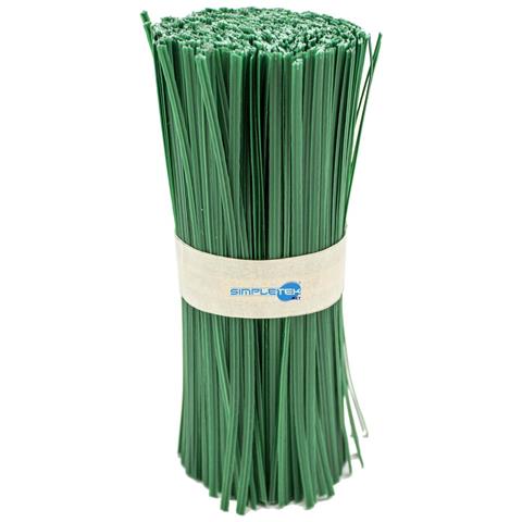 1000 X Fascette In Plastica 15cm Con Filo Alluminio Rilega Cavi Legatutto Filo | Legacci | Verdi - Foto 3