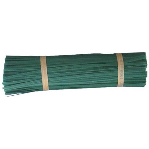 1000 X Fascette In Plastica 15cm Con Filo Alluminio Rilega Cavi Legatutto Filo | Legacci | Verdi - Foto 2