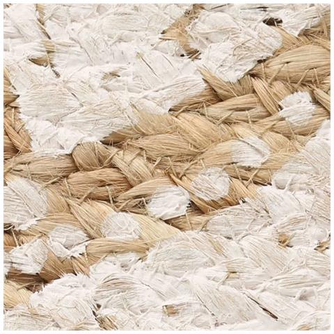 Tappeto In Juta Intrecciata Con Stampa 240 Cm Rotondo - Foto 7