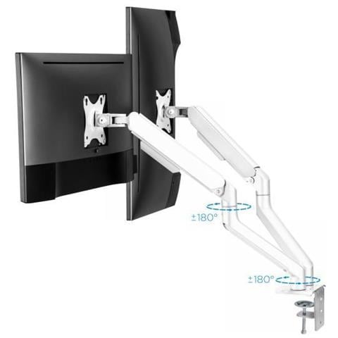 Tv Table Stand 17-32 2 Screens White - Foto 3