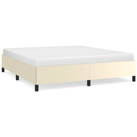 Giroletto Crema 180x200 Cm In Similpelle - Foto 1