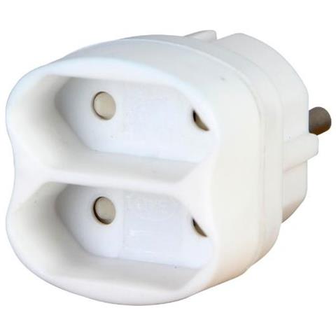 Kopp 174102001 Adattatore Per Presa Di Corrente Tipo F Tipo C (europlug) Bianco - Foto 1