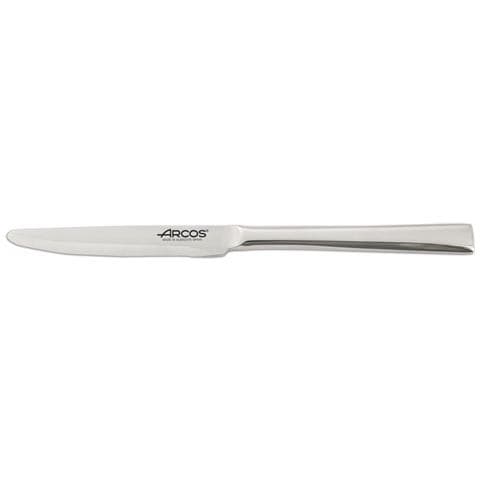 Coltello Da Tavola Monoblocco In Acciaio Inox, Argento, 110 Mm - Capri Table Knife - Coltello Da Tavola Perlato Con Punta Arrotondata. - Foto 1