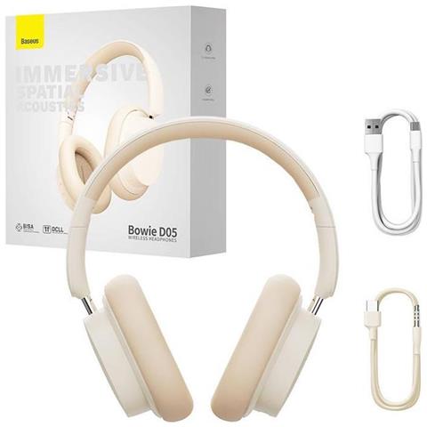 Drahtlose Kopfhrer Baseus Bowie D05 (cremewei) (ngtd020202) - Foto 1
