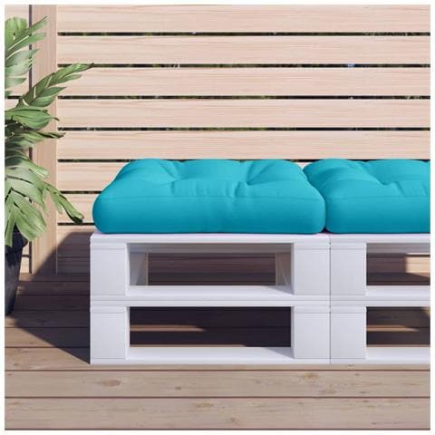 Cuscino Per Pallet Turchese 58x58x10 Cm In Tessuto Oxford - Foto 6