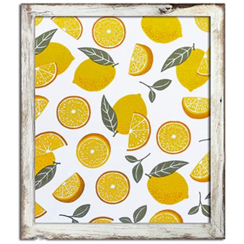 Tovaglia Per Salotto Cucina Tavolo 100% Cotone Made In Italy Lemon Rp 140x140 Lemon - Foto 2
