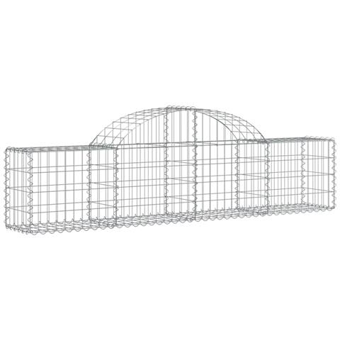 Cesto Gabbione Ad Arco 200x30x40/60 Cm Ferro Zincato - Foto 1