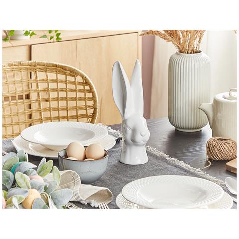 Accessorio Decorativo Guerande Ceramica Classico Bianco - Foto 1