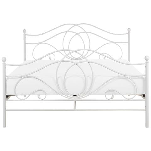 Letto Metallo Lyra 140 X 200 Cm Bianco - Foto 2