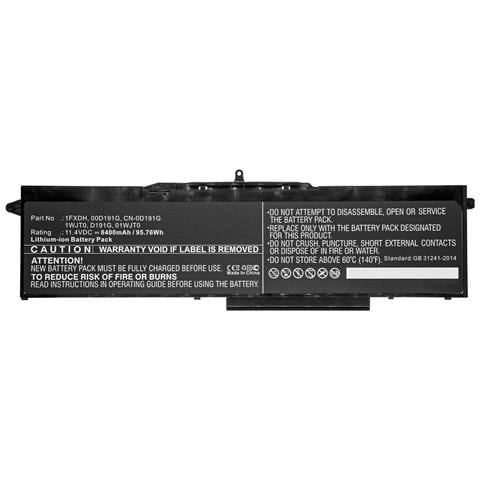 Mbxde-ba0202 Ricambio Per Laptop Batteria (laptop Battery For Dell - 95.76wh Li-ion 11.4v 8400mah - Black 95.7 - Foto 2
