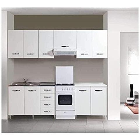Pensile Colapiatti Cucina Componibile Raccogli Gocce 80x32xh72 Bianco Frassinato - Foto 3