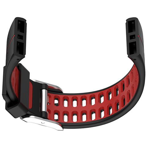 Cinturino In Silicone Per Polar V800 Gps Smartwatch Black+red - Foto 4