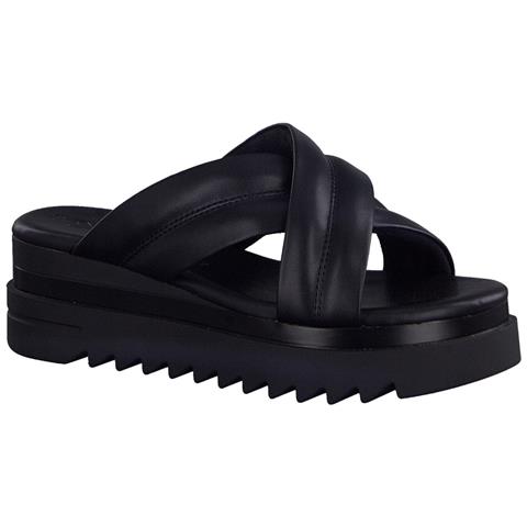 Black Leisure Open Slippers Ciabatte Sintetico E Tessile Scarpe Donna Nero Eu 41, 2-27504-20 001 - Foto 2
