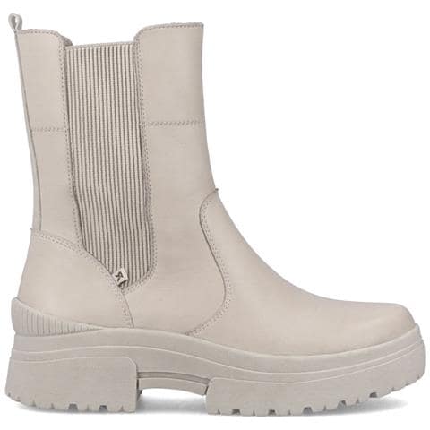 Beige Casual Closed Booties Stivaletti Pelle Scarpe Donna Beige Eu 40, W0380-62 - Foto 2