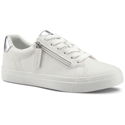 Leisure Trainers White Sneakers Sintetico E Tessile Scarpe Donna Bianco Eu 37, 1-23610-42 100 - Foto 1