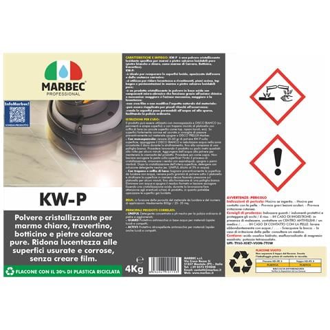 Kw-p 4kg - Cristallizzante Per Marmo Kw-p 4kg - Foto 2