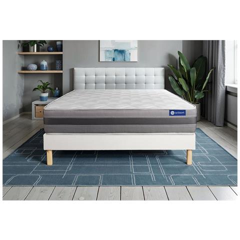 Kit Rete E Materasso Matrimoniale Actiflex Relax 140x190cm - Spessore : 24cm - Molle Insacchettate E Memory Foam - Moderatamente Rigido - Foto 1