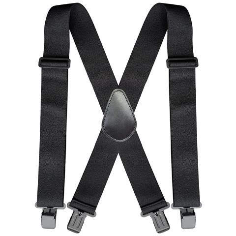 Bretelle Elastiche A X Da 5 Cm Con Quattro Clip - Indumenti Da Lavoro Resistenti - Foto 1