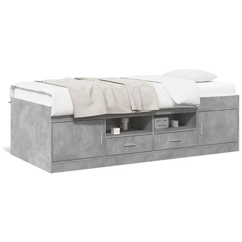 Divano Letto con Cassetti senza Materasso 90x190 cm - Foto 1