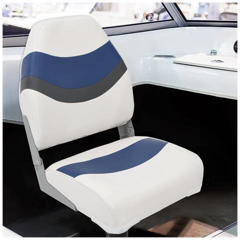 Set Sedile da Barca Pieghevole 2pz con Schienale Alto - Foto 2