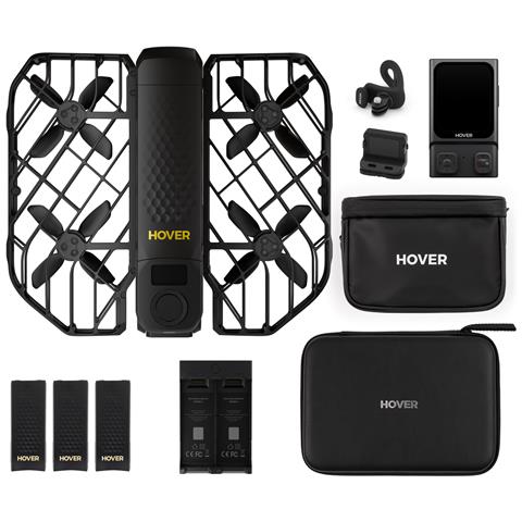 Drone X1 PROMAX Ultimate Cycling Kit Quadrirotore 48MP Batteria 1920 mAh Memoria 64GB Nero - Foto 1