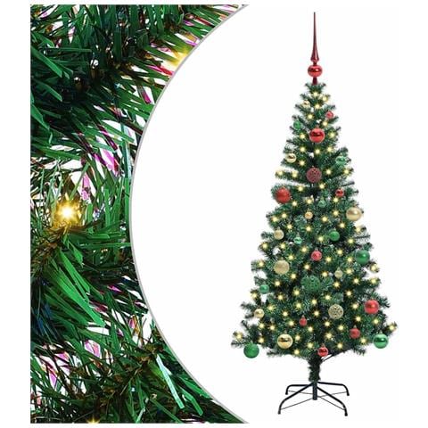 Albero di Natale artificiale con luci integrate Verde 150 cm - Foto 1
