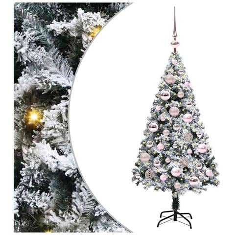 Albero di Natale artificiale con 150 LED Bianco 120 cm - Foto 1