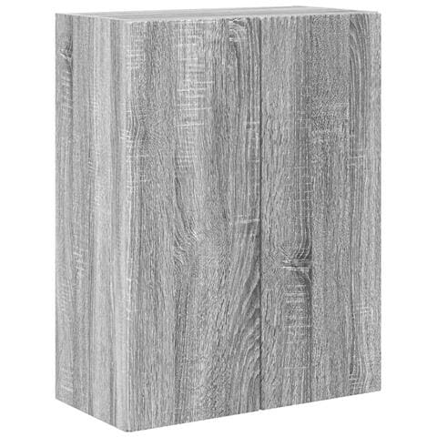 Mobile TV da parete Grigio Sonoma 59,5 x 31 x 80 cm - Foto 1