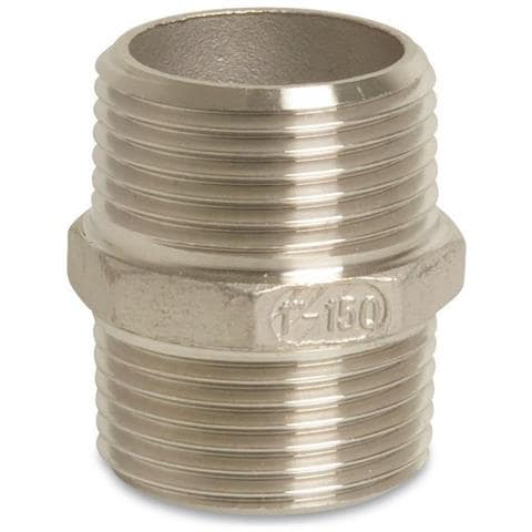 Doppio Nipplo In Acciaio Inox V4a  Raccordo Filettato 1 - Foto 1