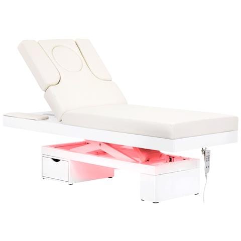 Lettino cosmetico SPA 815B bianco lucido riscaldato - Foto 1