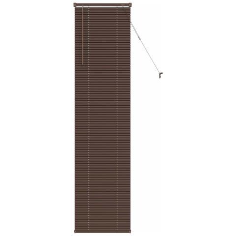 Tenda Veneziana Marrone Scuro con Motivo 213 x 40 cm PVC - Foto 1