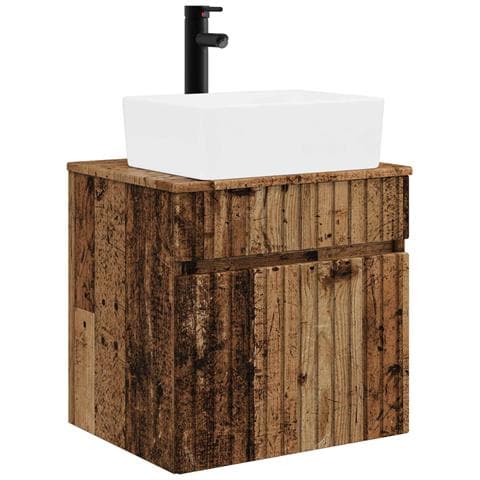 Mobile lavabo da parete Legno antico 49 x 41 x 63 cm - Foto 1