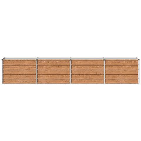 Letto rialzato da giardino Marrone legno 320 x 40 x 55 cm - Foto 2