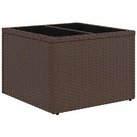 Set Divano da Giardino 6 pz Beige e Rosso polyrattan - Foto 2